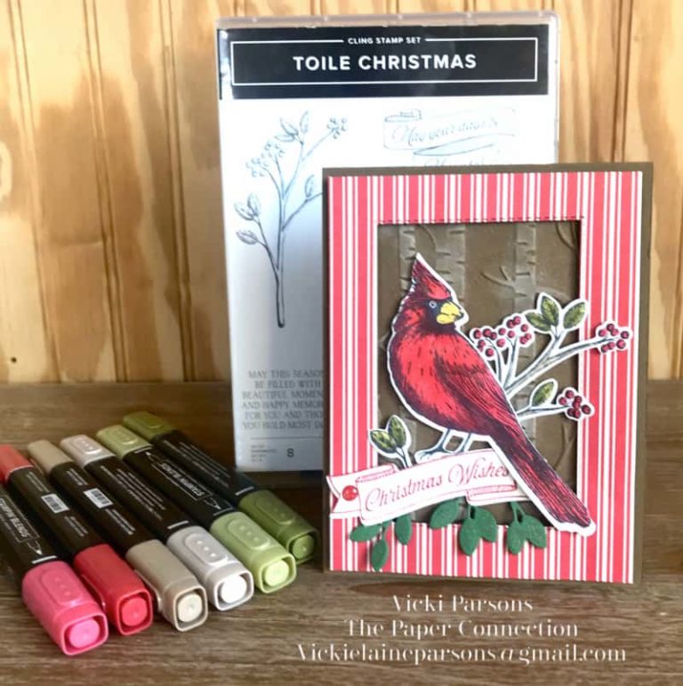 Toiel Christmas Cardinal Card-1
