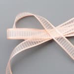 Petal Pink 5/8” Organdy Striped Ribbon #149441 $8.00