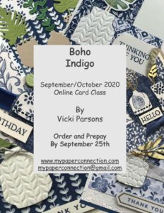 Boho Indigo Extended Date