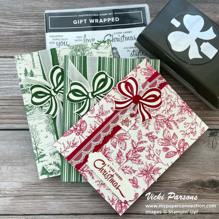 Gift Wrapped Toile Card-1