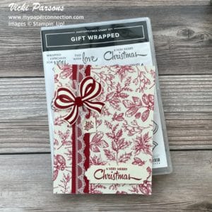 Gift Wrapped Toile Card-2