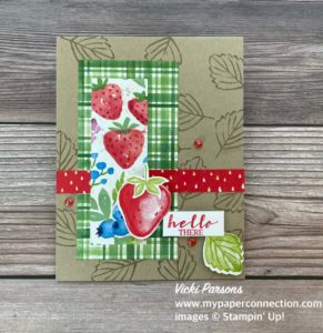 Card Sketch 1 - Strawberries